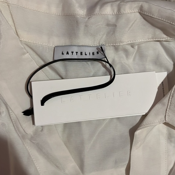 Lattelier Oversized Button-Down Shirt - Picture 8 of 12